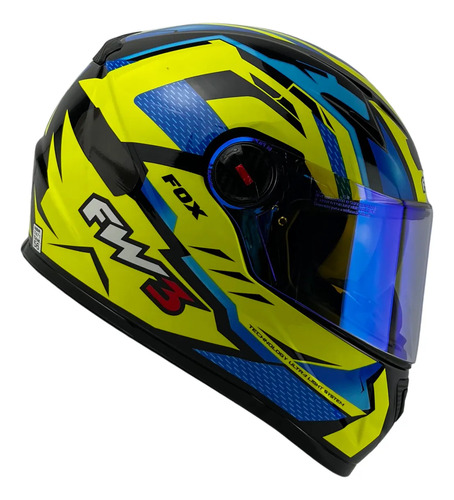 Capacete FW3 GTX Fechado + Viseira Extra
