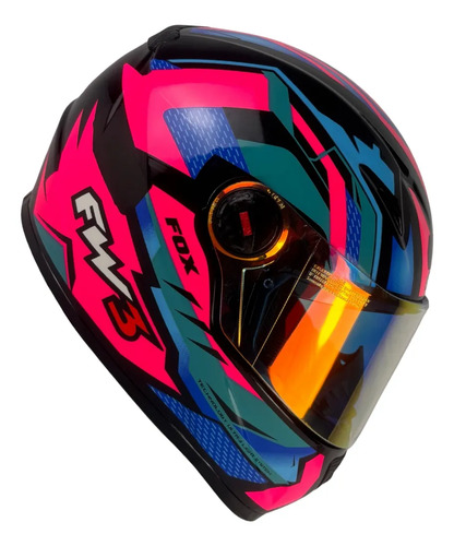 Capacete FW3 GTX Fechado + Viseira Extra