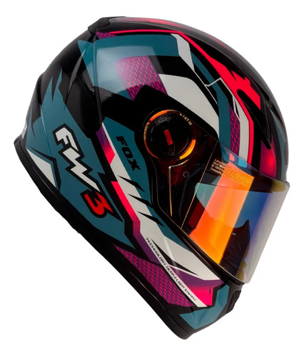 Capacete FW3 GTX Fechado + Viseira Extra
