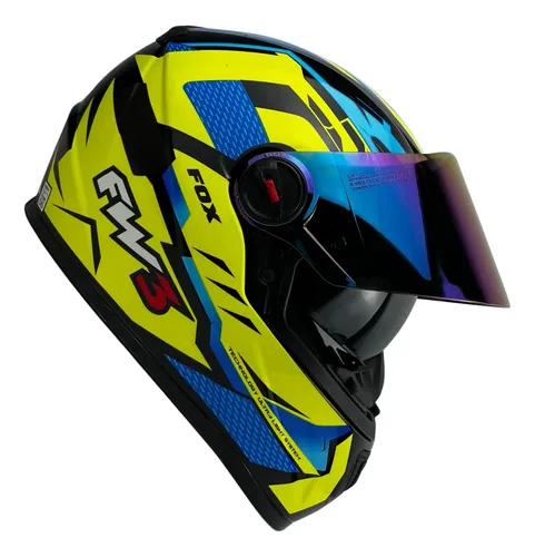 Capacete FW3 GTX Fechado + Viseira Extra