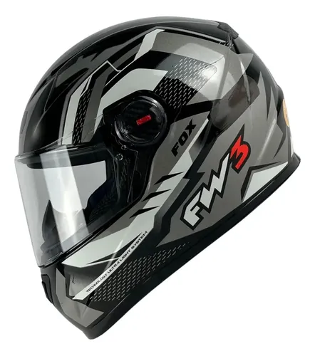 Capacete FW3 GTN Fechado Grafite Capacete FW3 GTN Fechado Grafite