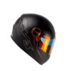 Capacete FW3 GTX Fechado + Viseira Extra Classic - Preto Fosco + Viseira Revo Vermelha (Transparente)