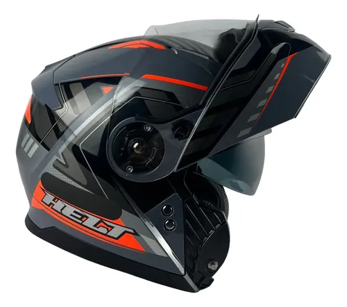 Capacete Helt Hippo Glass Escamoteável