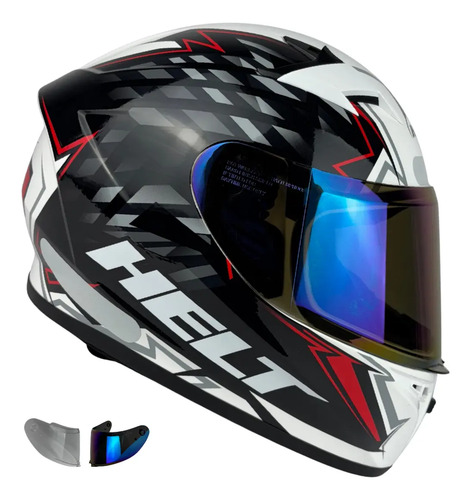 Capacete Helt Polar Fechado + Viseira Extra