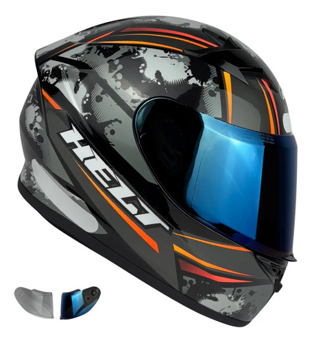 Capacete Helt Polar Fechado + Viseira Extra