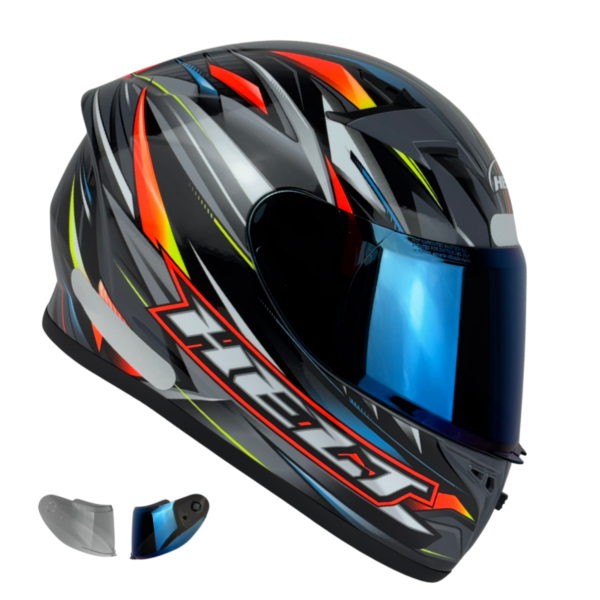 Capacete Helt Polar Fechado + Viseira Extra