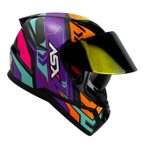 Capacete ASX City SV Fechado + Viseira Extra