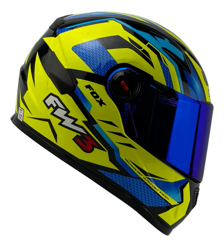 Capacete FW3 GTX Fechado + Viseira Extra
