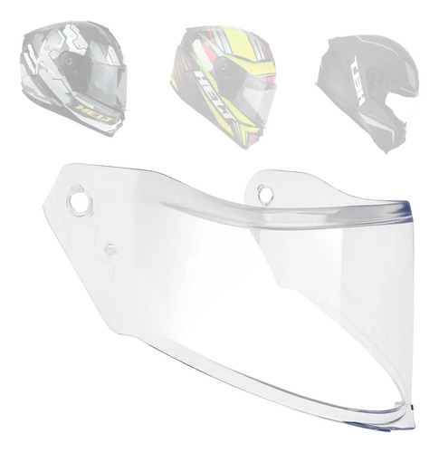 Viseira Avant Glass/Tracker Glass (C/Óculos) - Anti-risco 2,2mm - HELT