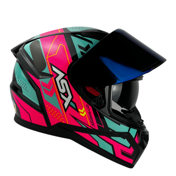 Capacete ASX City SV Fechado + Viseira Extra