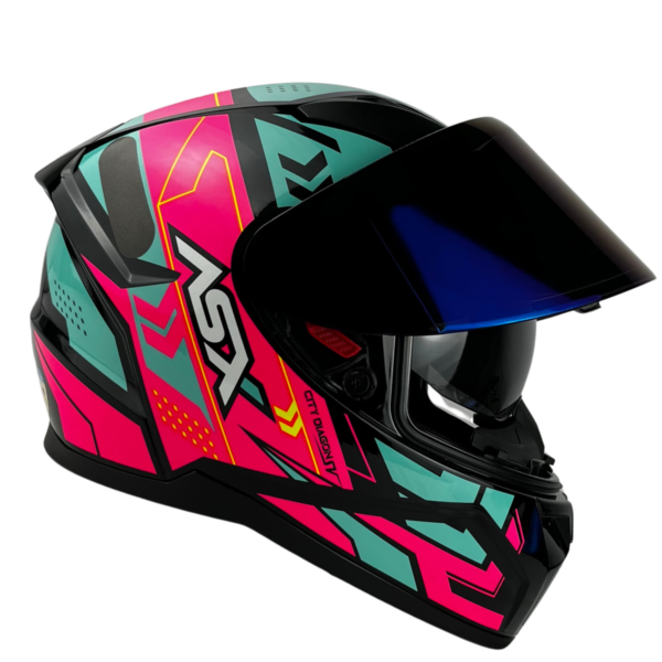 Capacete ASX City SV Fechado + Viseira Extra