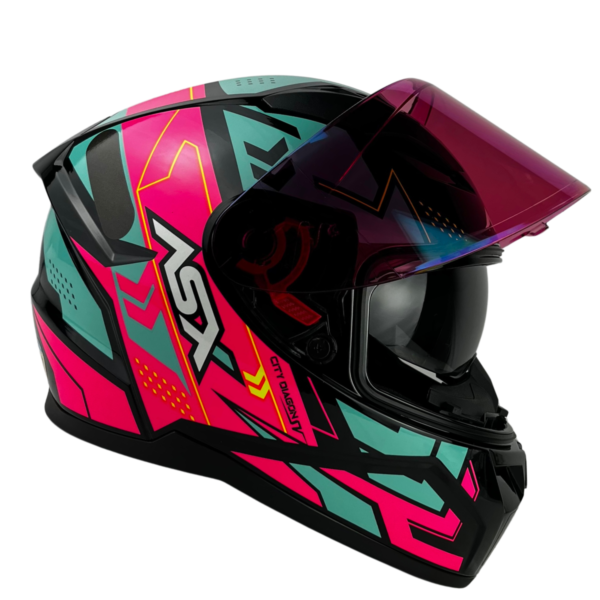 Capacete ASX City SV Fechado + Viseira Extra