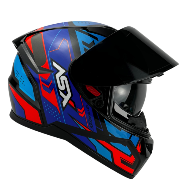 Capacete ASX City SV Fechado + Viseira Extra