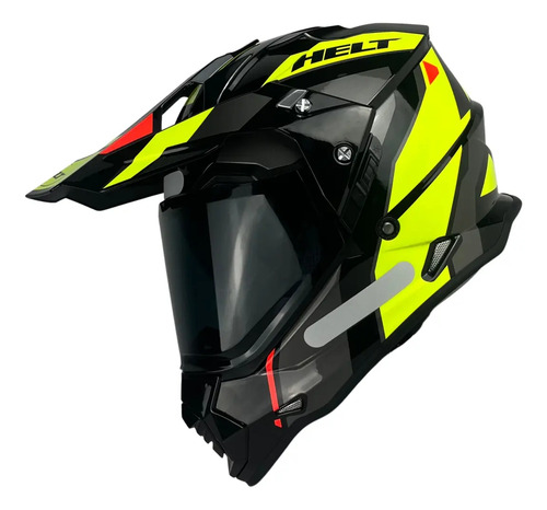 Capacete Helt Cross Vision Glass + Viseira Extra