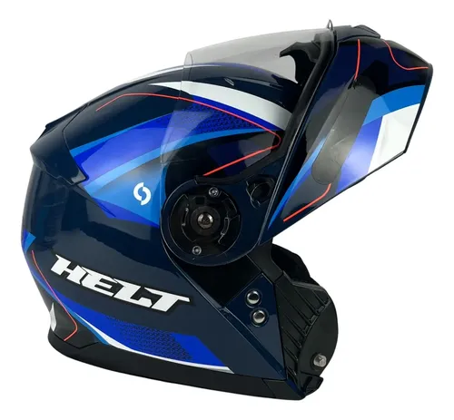Capacete Helt Hippo Glass Escamoteável