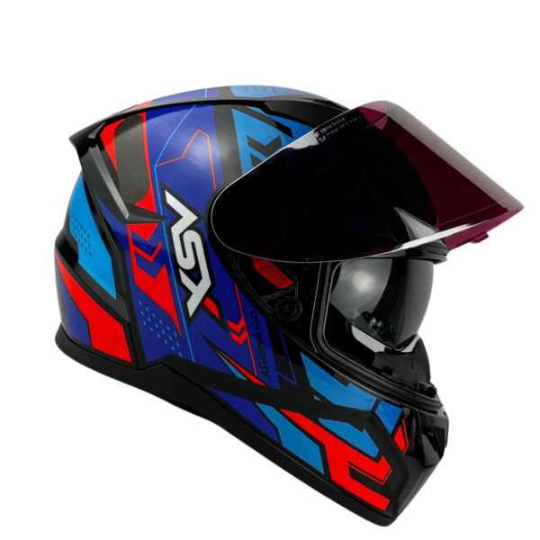 Capacete ASX City SV Fechado + Viseira Extra
