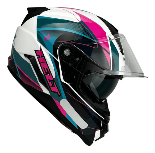 Capacete Helt Tracker Glass Fechado