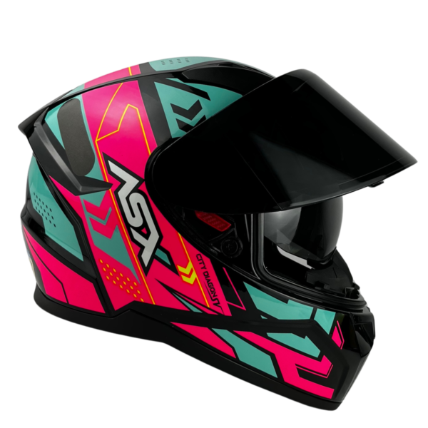 Capacete ASX City SV Fechado + Viseira Extra