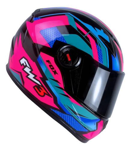 Capacete FW3 GTX Fechado + Viseira Extra