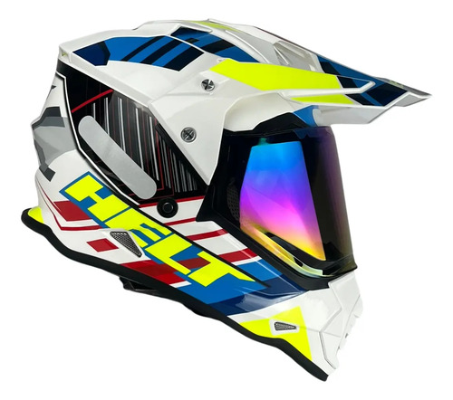 Capacete Helt Cross Vision Glass + Viseira Extra