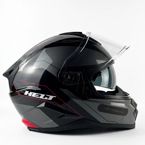Capacete Helt Tracker Glass Fechado