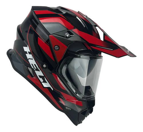 Capacete Helt Cross Vision Glass