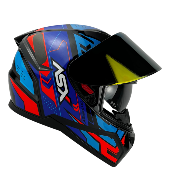 Capacete ASX City SV Fechado + Viseira Extra