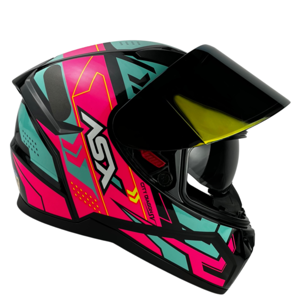 Capacete ASX City SV Fechado + Viseira Extra