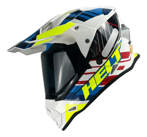 Capacete Helt Cross Vision Glass + Viseira Extra