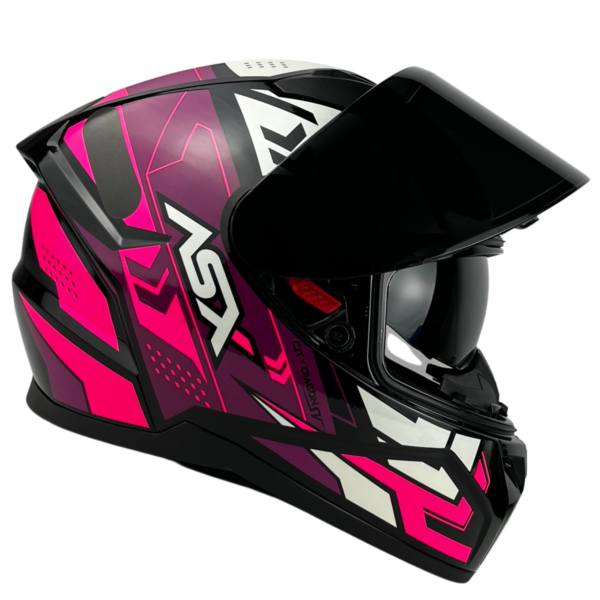 Capacete ASX City SV Fechado + Viseira Extra