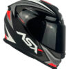Capacete ASX Eagle Fechado + Viseira Fumê