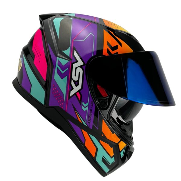 Capacete ASX City SV Fechado + Viseira Extra