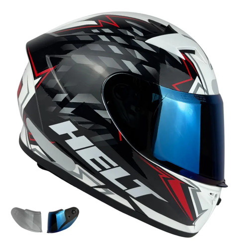 Capacete Helt Polar Fechado + Viseira Extra