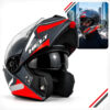 Capacete Helt Frontier Escamoteável